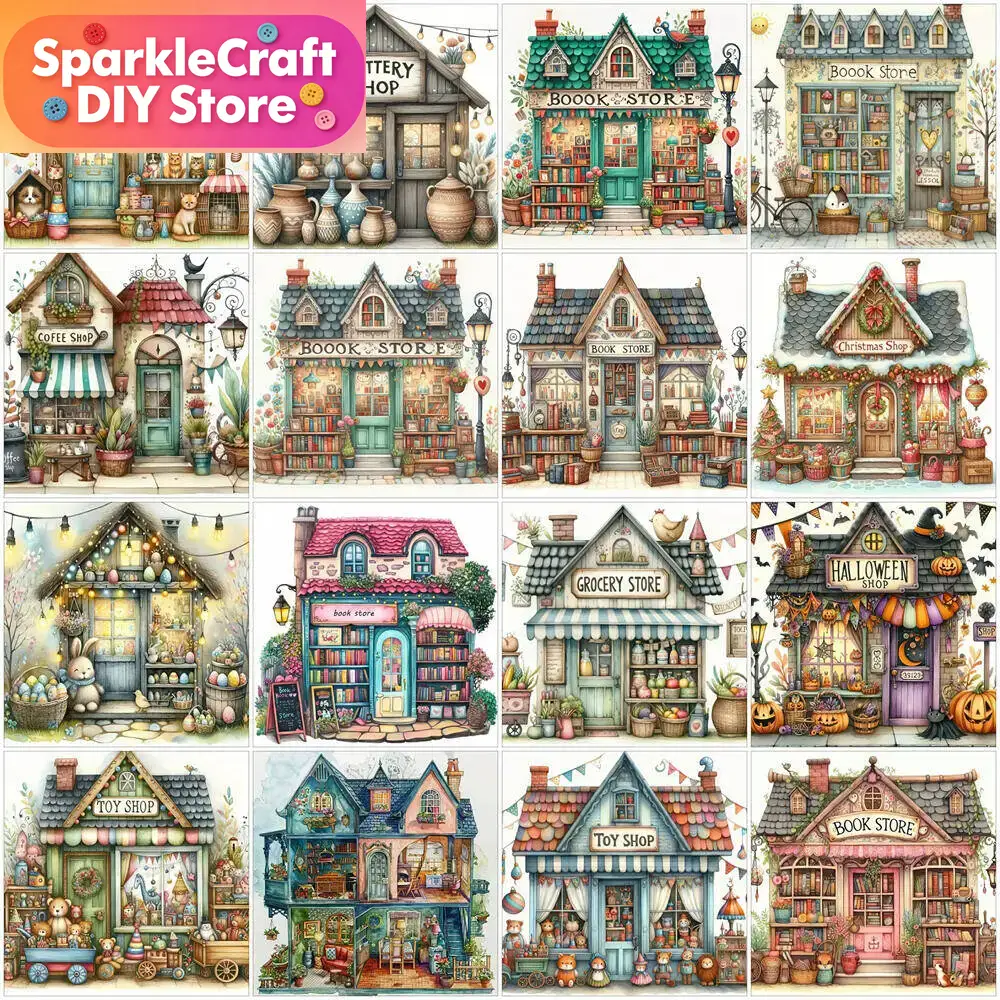 Embroidery Garments - 1pc frameless 5D Diamond Painting Store