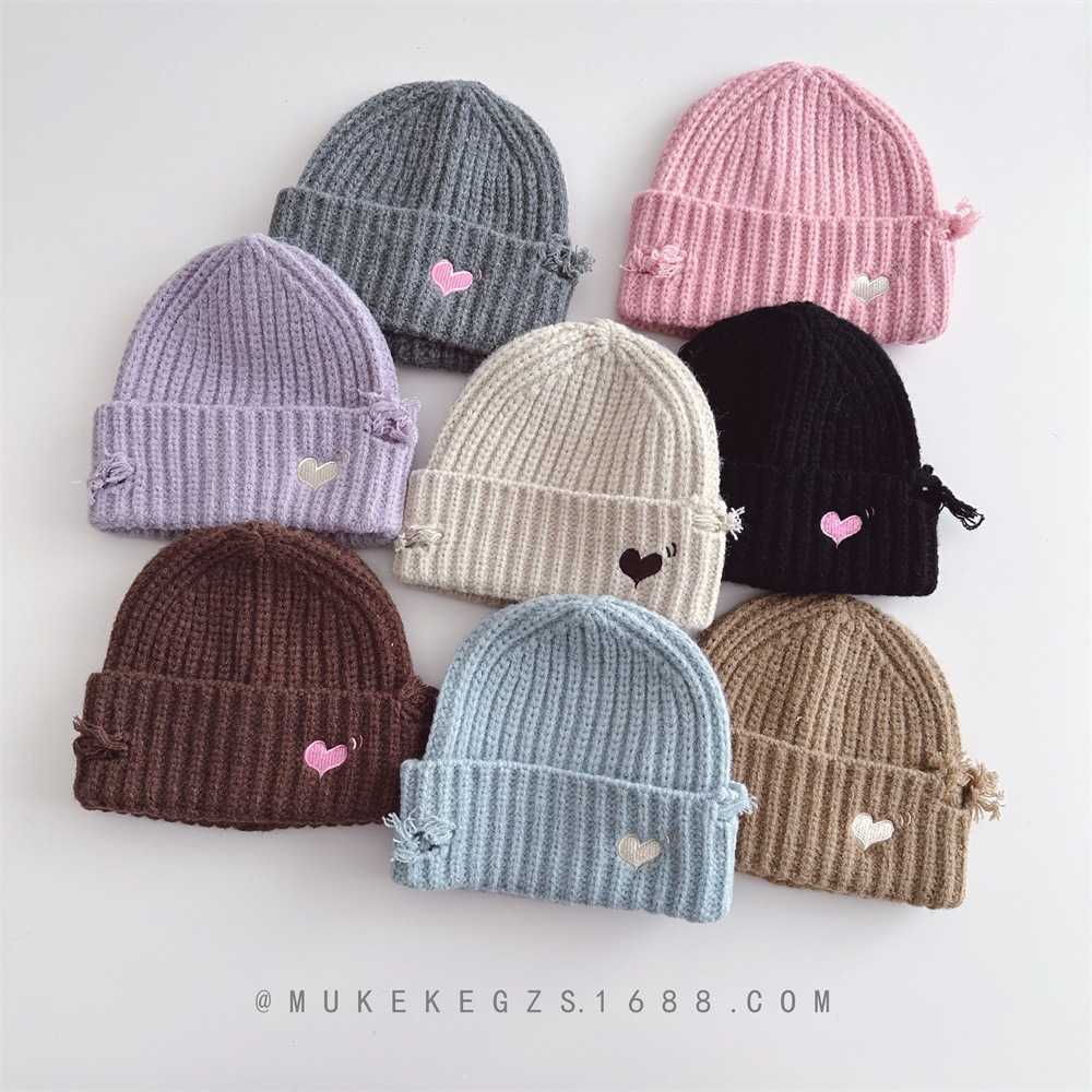 Embroidery Design Love - New Korean style high-end kids knitted