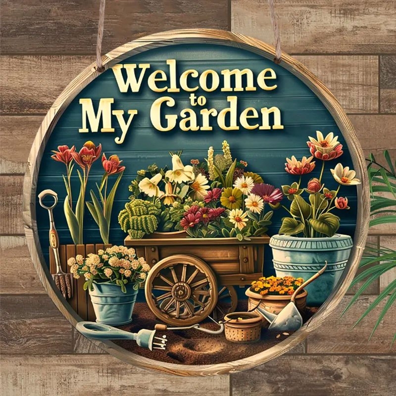 Embroidery Garden - 1 Piece 2D Welcome to My