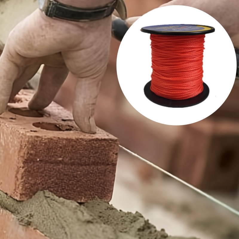 Embroidery Garden - 50M Red Polyethylene Marking Construction Line