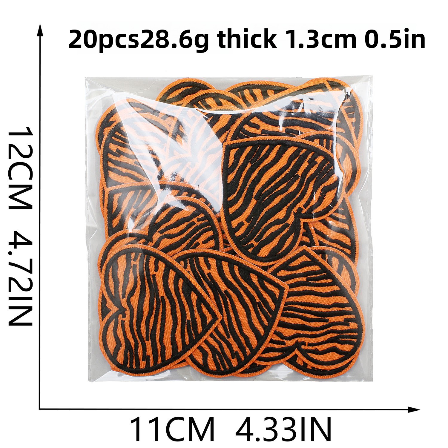 1/5/10/20PCS Leopard Pattern L - огляд і ціна Embroidery Design Love