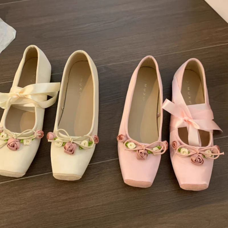 Women Flats Bow Marie Janes Sh - огляд і ціна Embroidery Design