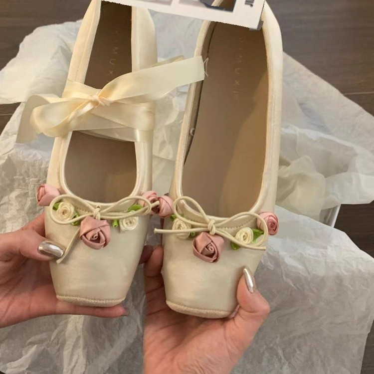 Women Flats Bow Marie Janes Sh - огляд і ціна Embroidery Design