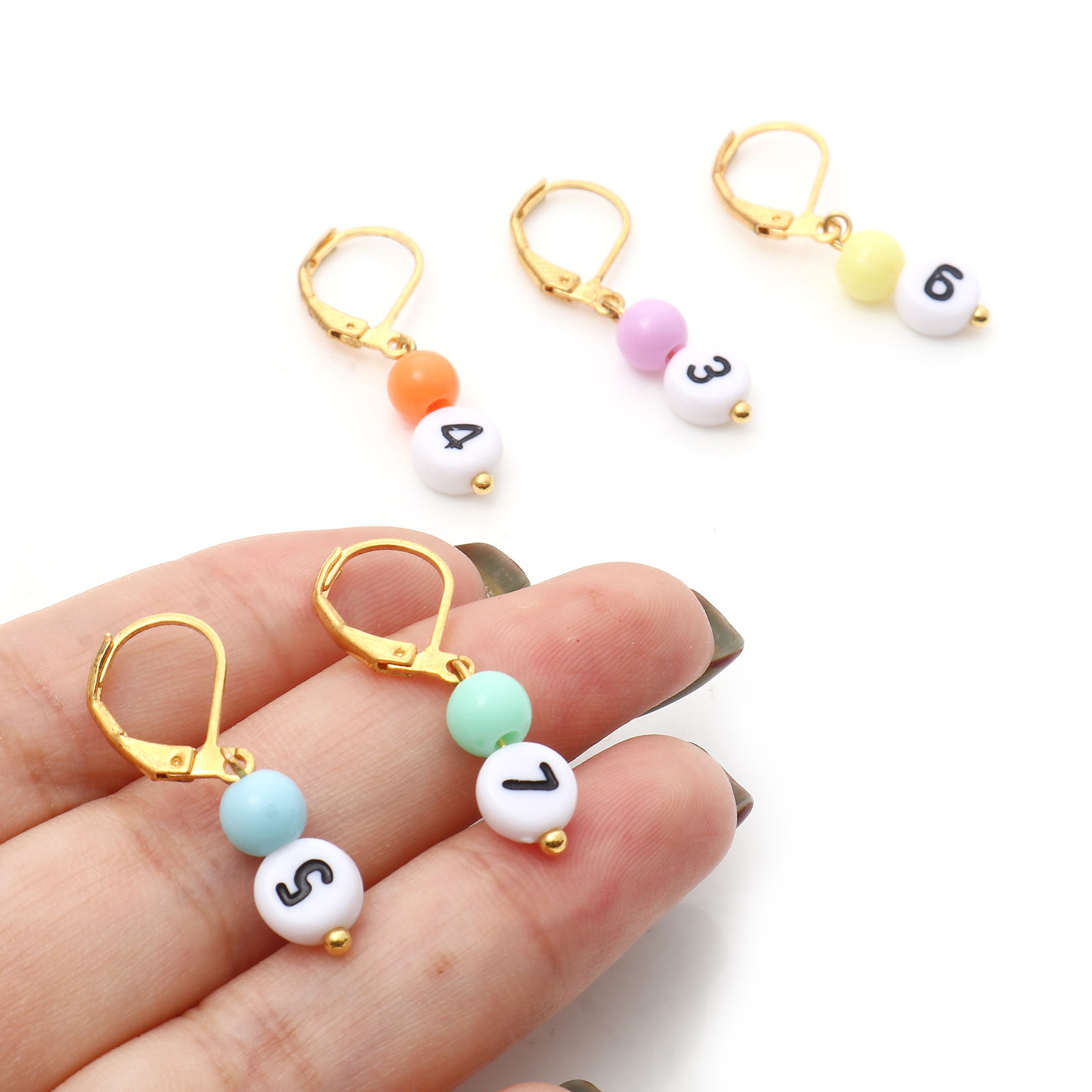 1 Set ( 10 PCs/Set) Copper & A - огляд і ціна Stitch Marker Ring