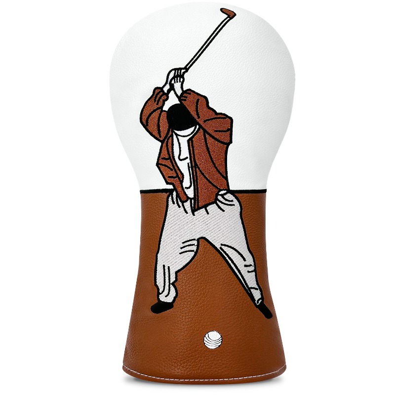 1pc High-Quality Golf Head Cov - огляд і ціна Embroidery White
