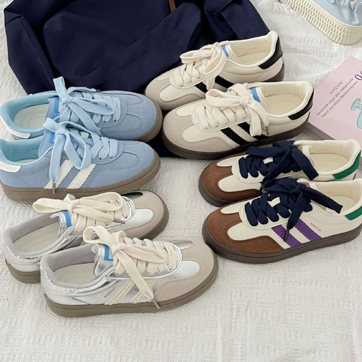 Vintage-style sneakers for wom - огляд і ціна Embroidery White