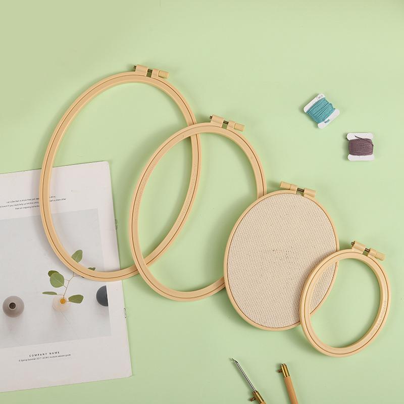 Imitation Bamboo Plastic Oval  - огляд і ціна Stitch Marker Ring
