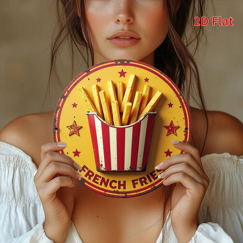 2D Flat, 1pc Retro French Frie - огляд і ціна Embroidery Garden