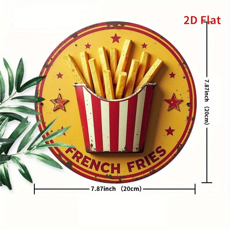 2D Flat, 1pc Retro French Frie - огляд і ціна Embroidery Garden
