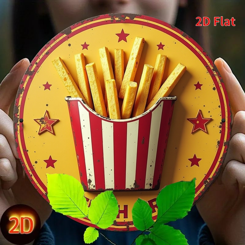2D Flat, 1pc Retro French Frie - огляд і ціна Embroidery Garden