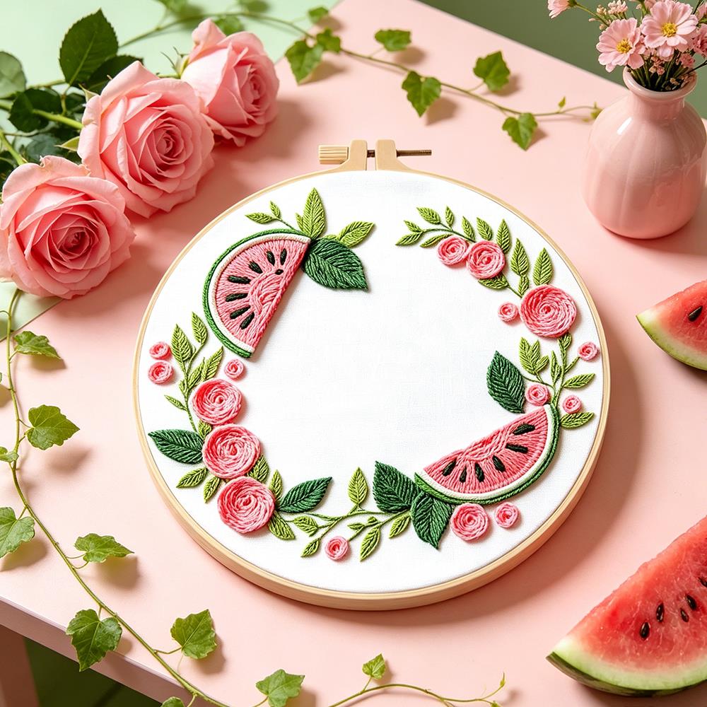 Plants And Flowers Embroidery  - огляд і ціна Embroidery Roll Pattern