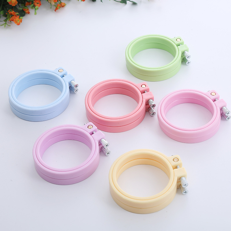 DIY ABS Plastic Embroidery Hoo - огляд і ціна Stitch Marker Ring