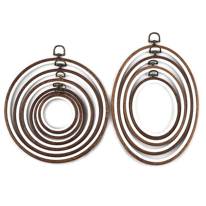 Sewing Tool Round Oval Wooden  - огляд і ціна Stitch Marker Ring