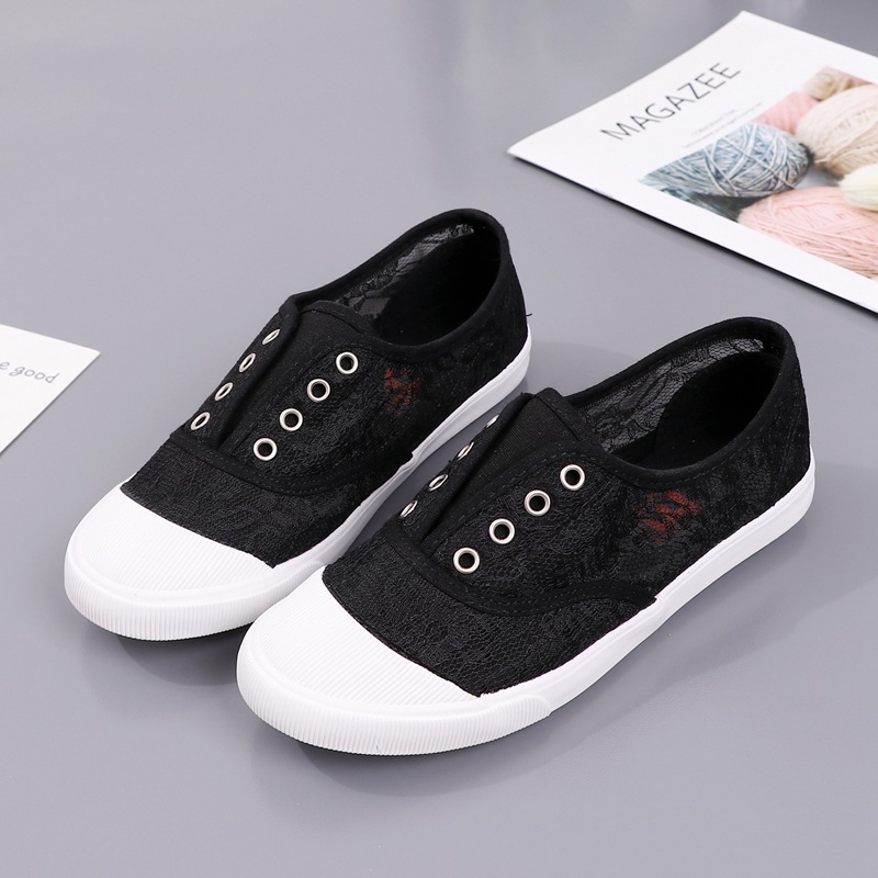 Fashion Lace White Canvas Shoe - огляд і ціна Embroidery White