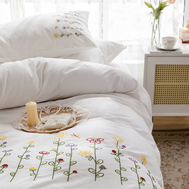 3pcs  Embroidery Duvet Cover S - огляд і ціна Embroidery Quilt Cover
