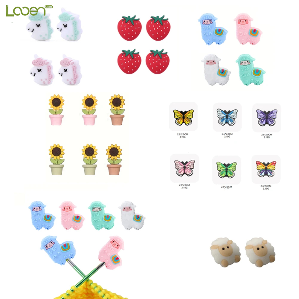 2pcs/4pcs/6pcs/8pcs Sweater Ne - огляд і ціна Stitch Marker Ring