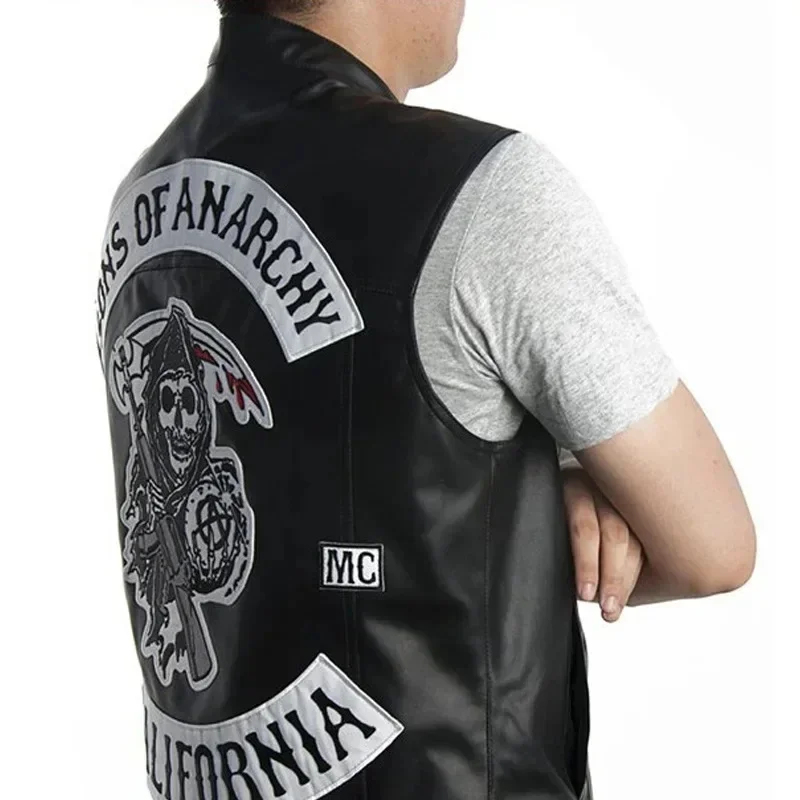 ABC123Leather Men Motorcycle C - огляд і ціна Embroidery Youtube