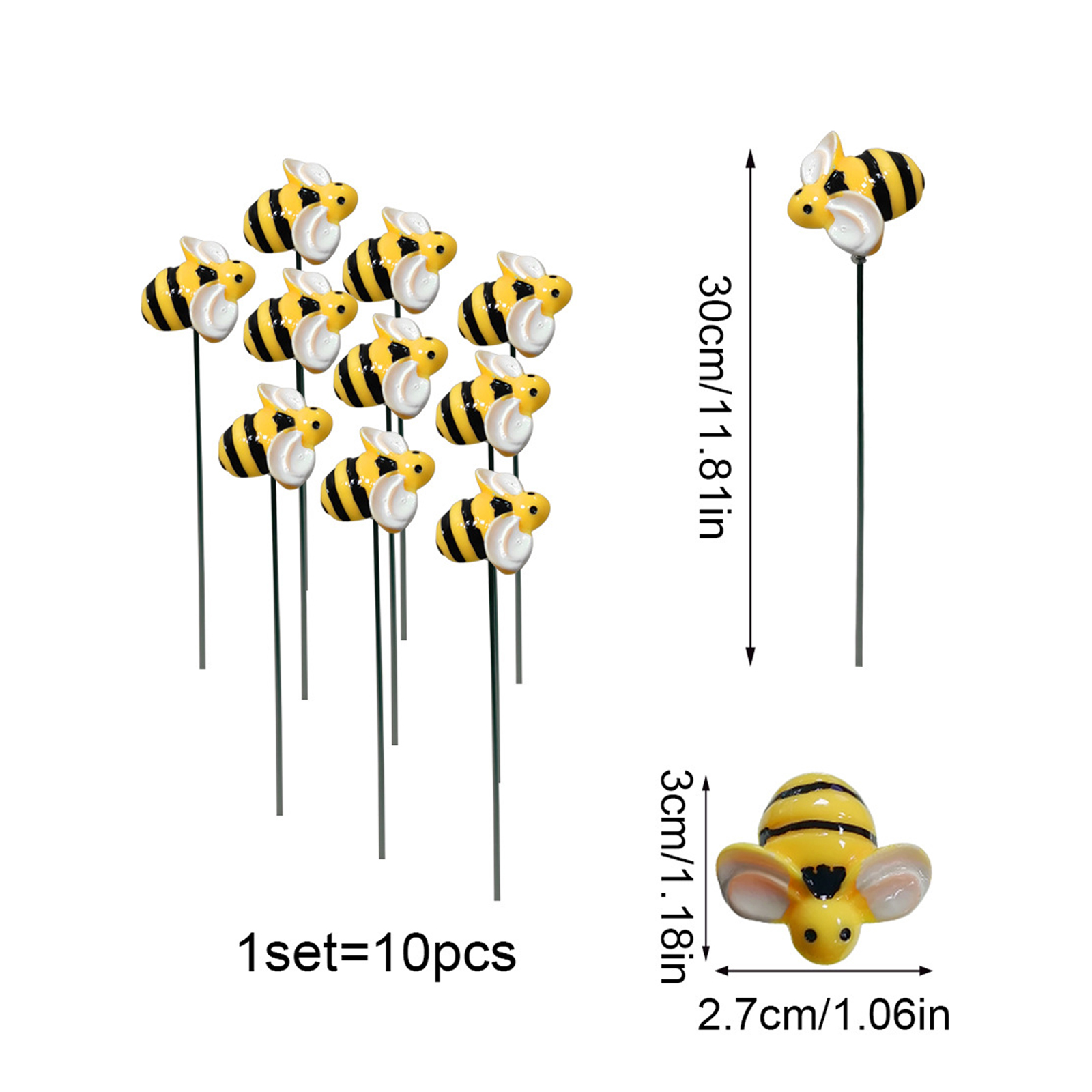 10pcs Ladybugs Design Outdoor  - огляд і ціна Embroidery Garden