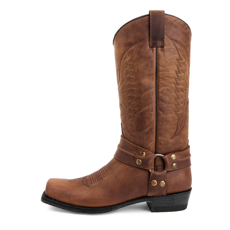New Men's Motorcycle Boots Fas - огляд і ціна Embroidery Youtube