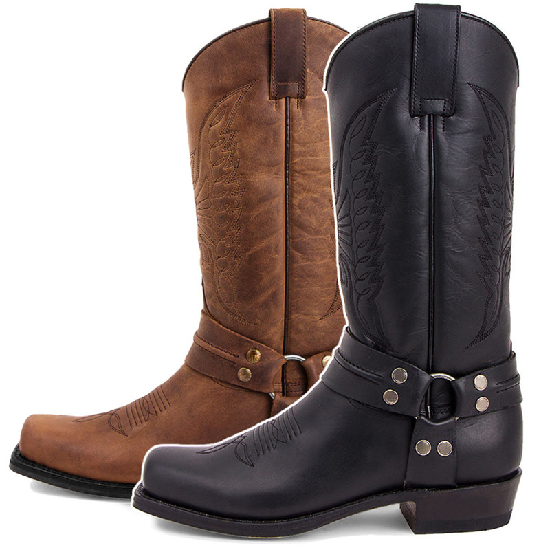 New Men's Motorcycle Boots Fas - огляд і ціна Embroidery Youtube