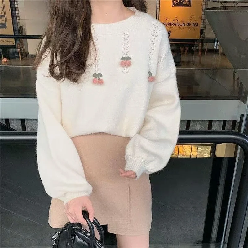 Pullovers Women Embroidery Swe - огляд і ціна Embroidery Design Love