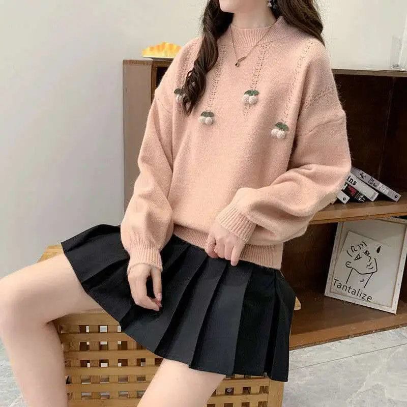 Pullovers Women Embroidery Swe - огляд і ціна Embroidery Design Love