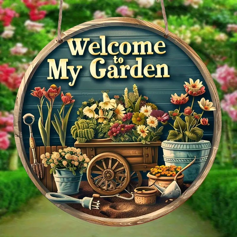 1 Piece 2D Welcome to My Garde - огляд і ціна Embroidery Garden