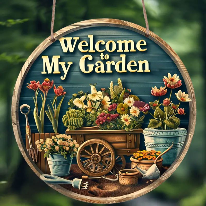 1 Piece 2D Welcome to My Garde - огляд і ціна Embroidery Garden
