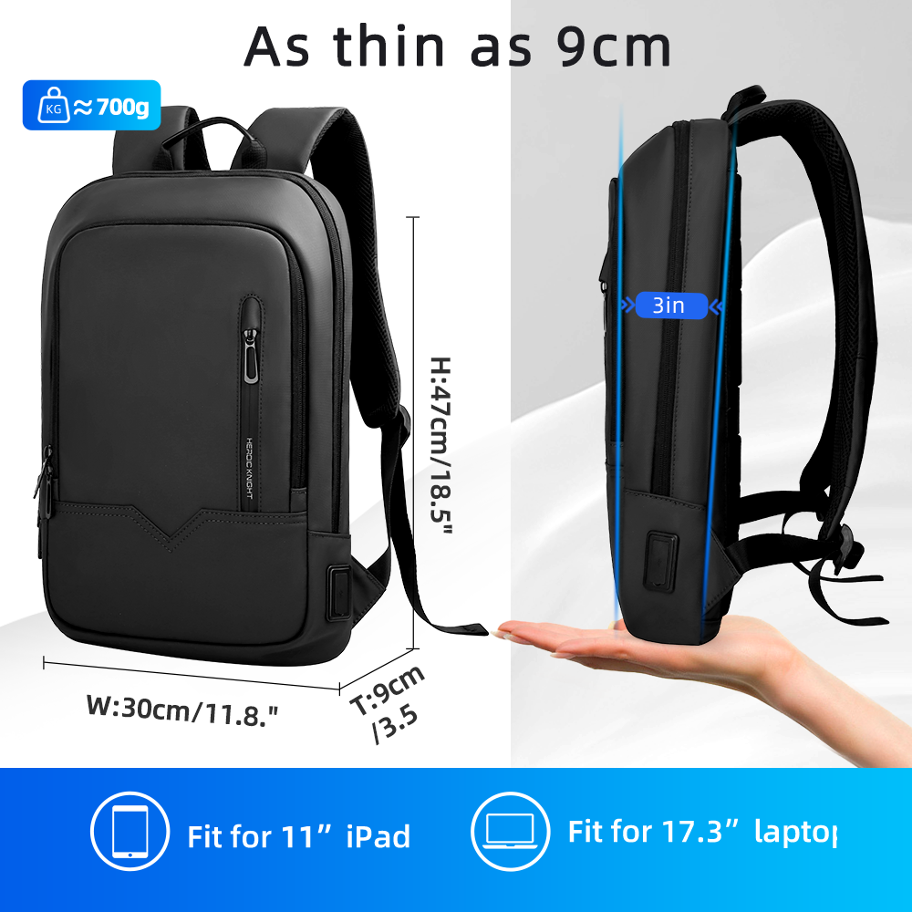 HK Slim Business Backpack for  - огляд і ціна Embroidery Class