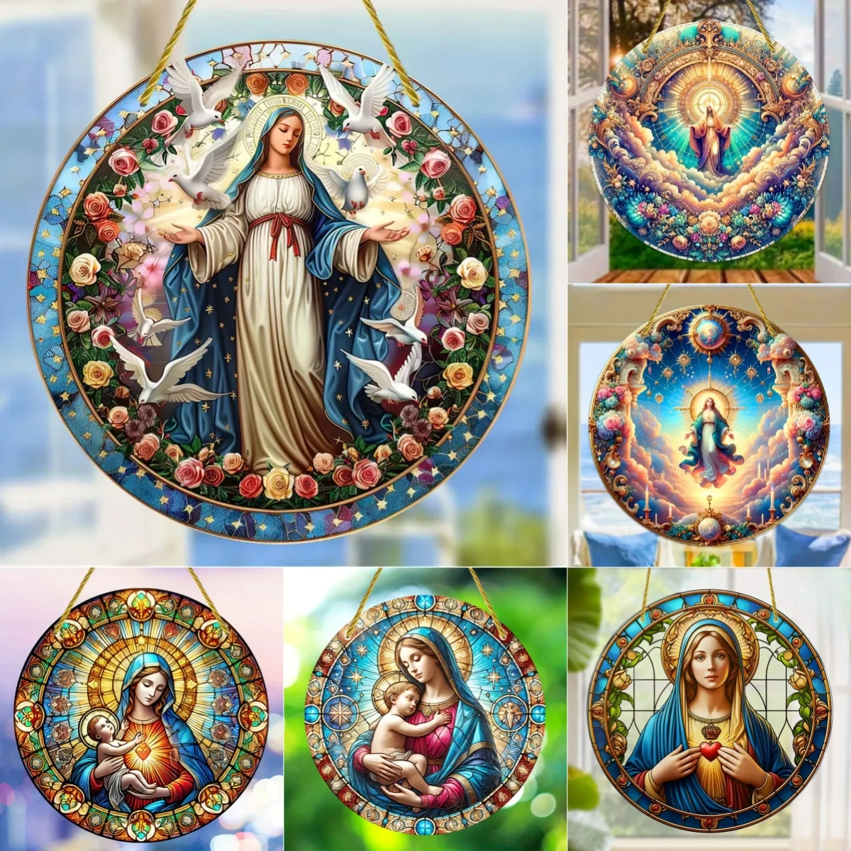 Christian Religion Mary Suncat - огляд і ціна Embroidery Garden