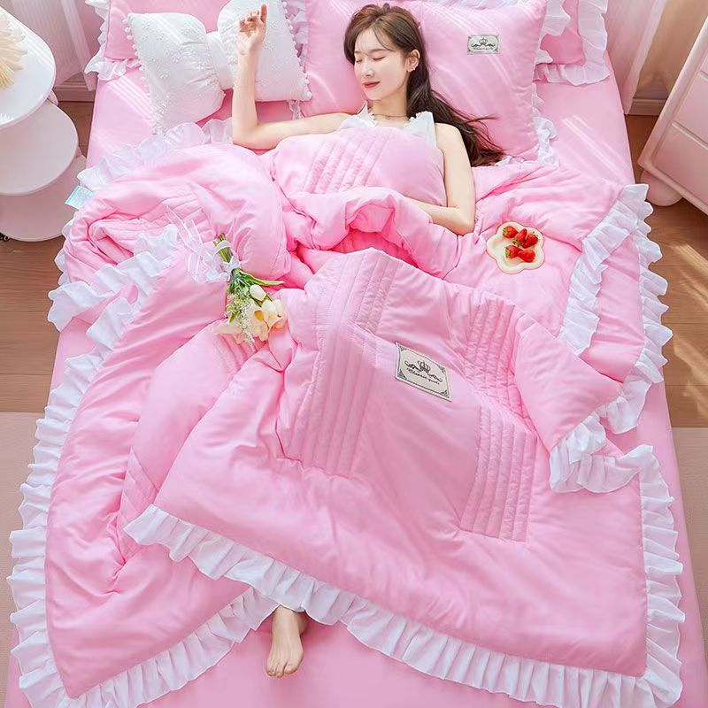 1/3Pc Korean Princess Ruffles  - огляд і ціна Embroidery Quilt Cover