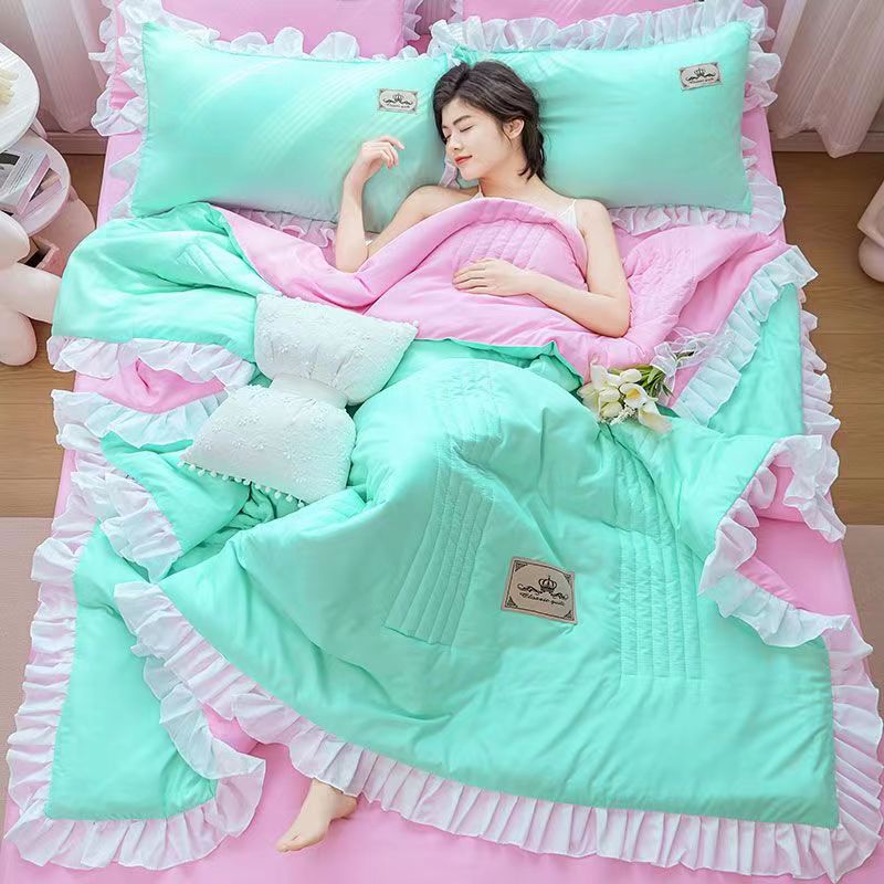 1/3Pc Korean Princess Ruffles  - огляд і ціна Embroidery Quilt Cover