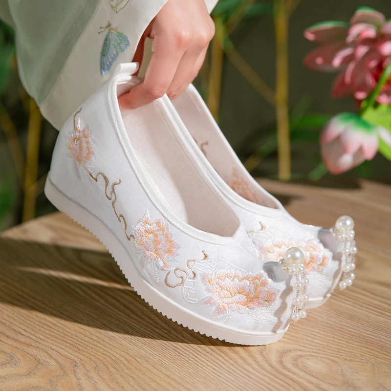 2026 Women's Chinese Peony Emb - огляд і ціна Embroidery White