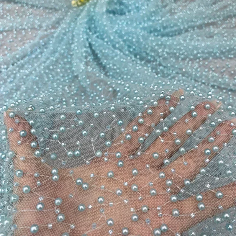 1yard Pearl Mesh Fabric Round  - огляд і ціна Embroidery Youtube
