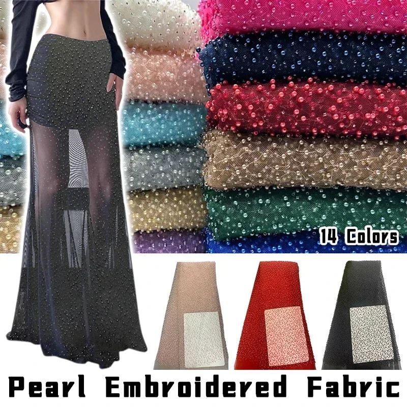1yard Pearl Mesh Fabric Round  - огляд і ціна Embroidery Youtube