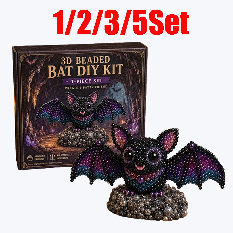 1/2/3/5Set 3D Beaded Bat Craft - огляд і ціна Embroidery Youtube