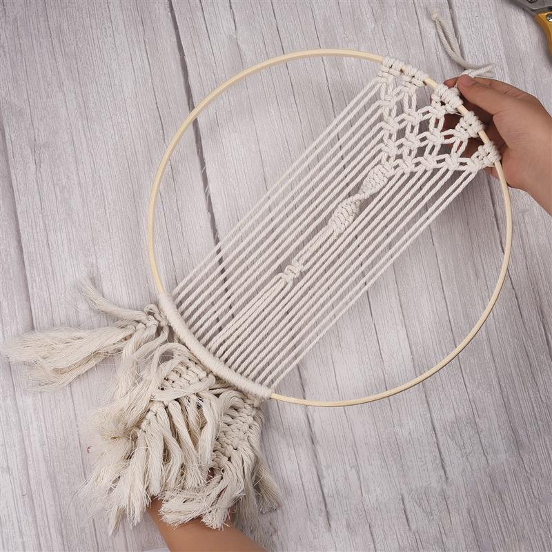 1/5Pcs 8-33cm Wooden DIY Handm - огляд і ціна Stitch Marker Ring