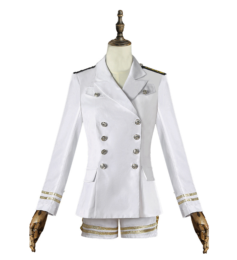 Women Black White Sailor Capta - огляд і ціна Embroidery White