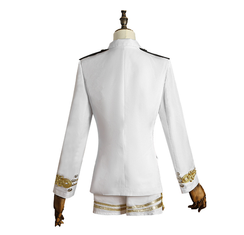 Women Black White Sailor Capta - огляд і ціна Embroidery White